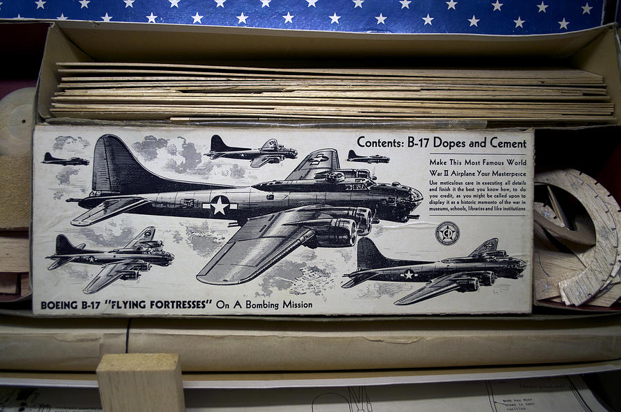 Boeing B 17 Flying Fortresses Build Kit Photograph by Thomas Woolworth