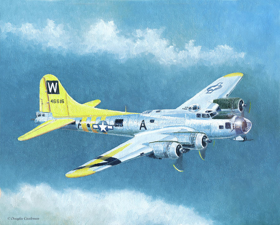 Boeing B-17G Flying Fortress Painting by Douglas Castleman