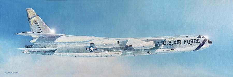 Boeing B-52D Stratofortress  Painting by Douglas Castleman