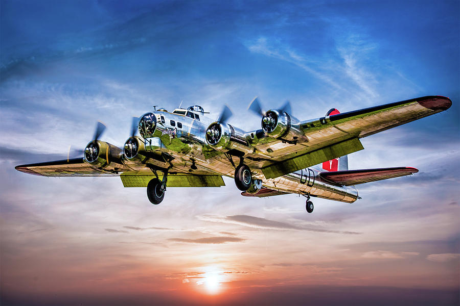 Boeing B17G Flying Fortress Yankee Lady Photograph by Chris Lord