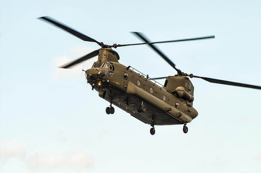 Boeing CH-47 Chinook Helicopter. Photograph by John Paul Cullen