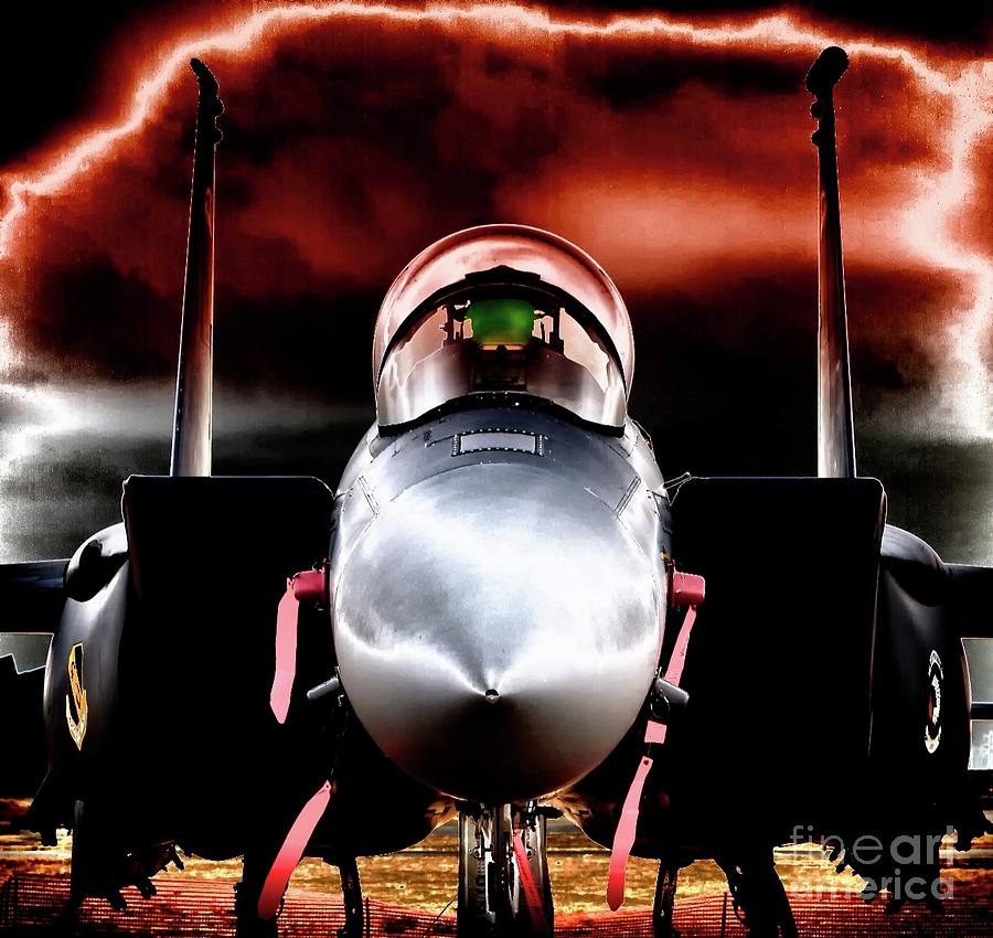 Transportation Photograph - Boeing F-15E Eagle Bogies Nightmare by Gus McCrea