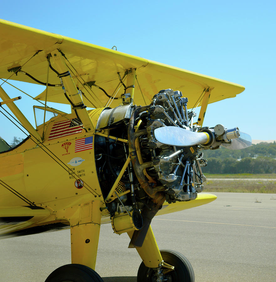 Boeing Super Stearman Detail Photograph by Barbara Snyder