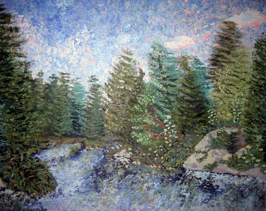 Bog River Morning Painting by Denny Morreale