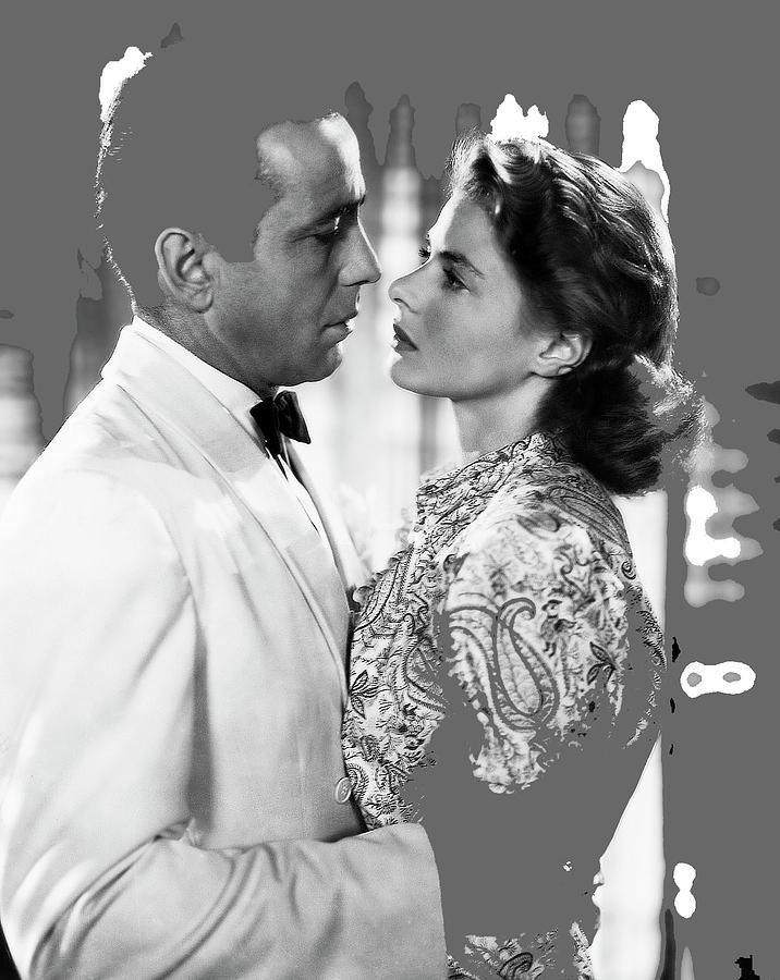 Bogart Ingrid Bergman #1 Casablanca 1942-2016 Photograph by David Lee Guss