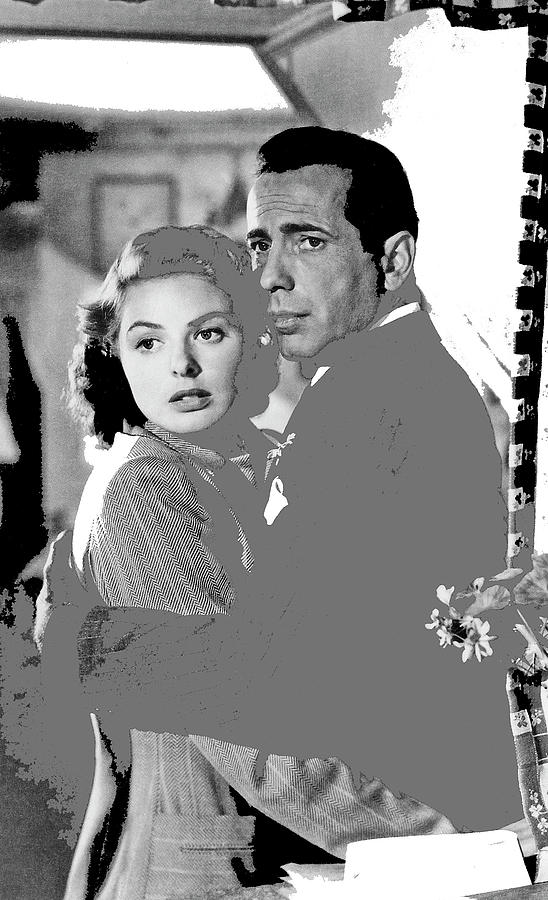 Bogart Ingrid Bergman #3 Casablanca 1942-2016 Photograph by David Lee Guss