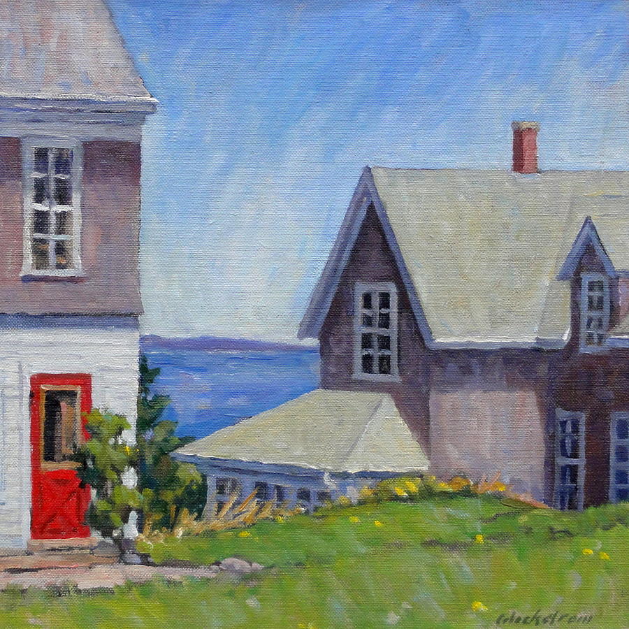 Edward Hopper Painting - Bogdanov House / Monhegan by Thor Wickstrom
