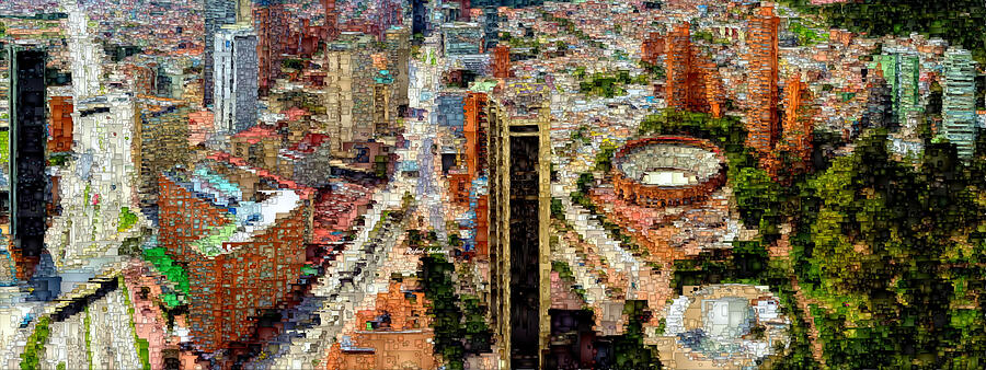 Bogota Colombia Digital Art by Rafael Salazar