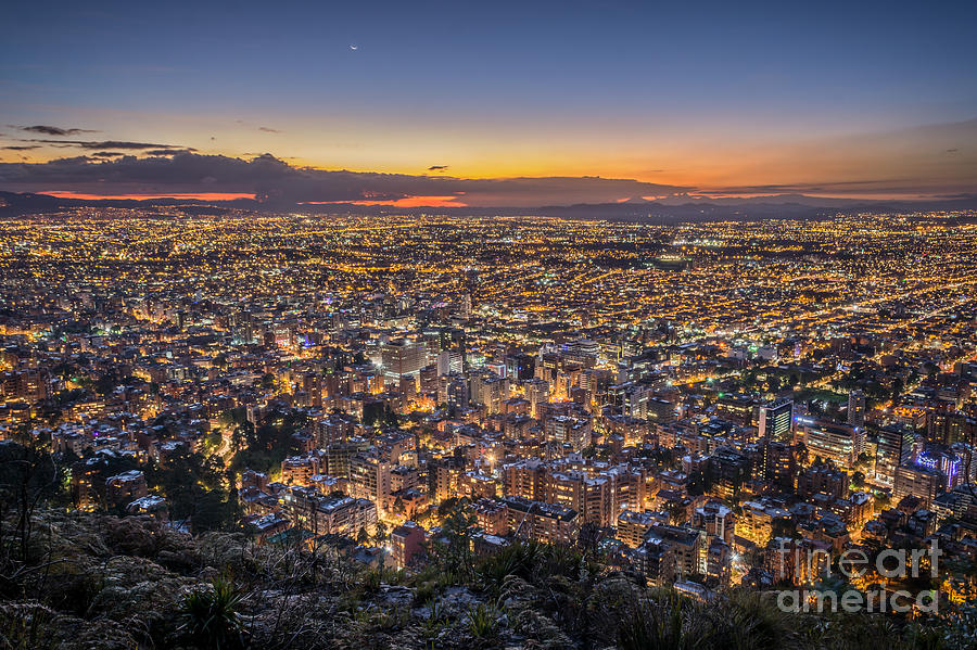 Bogota Sunset Photograph By German Nino