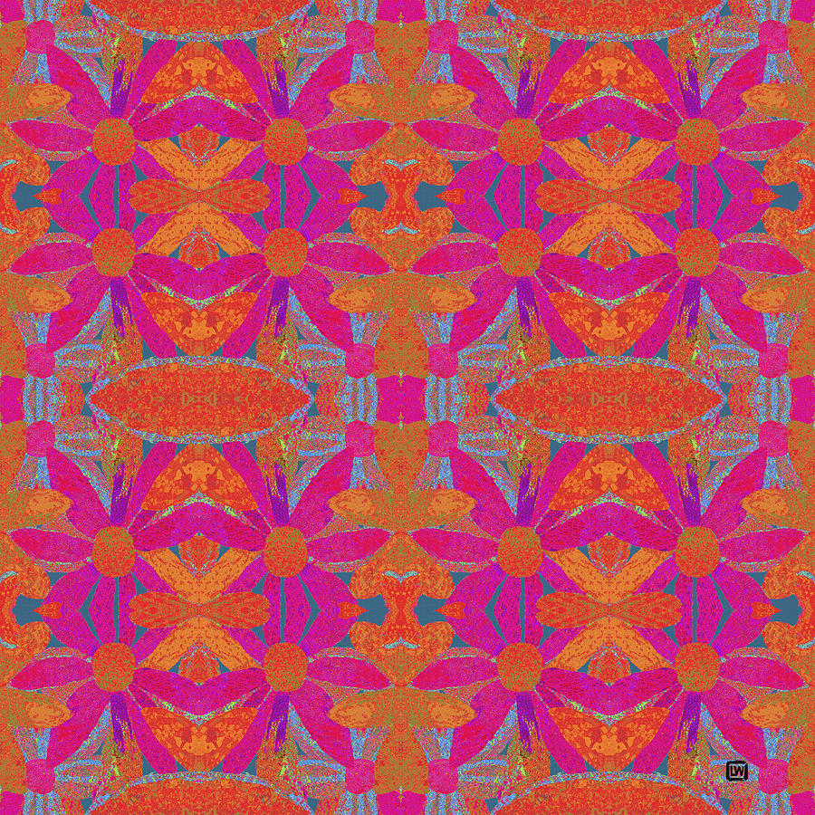 Boho Hippie Garden - pink by Lisa Weedn Boho Hippie Garden - pink by Lisa Weedn