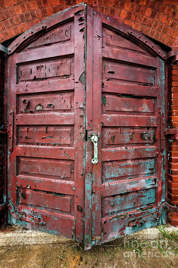 Boiler Room Doors Photograph by Doug Sturgess