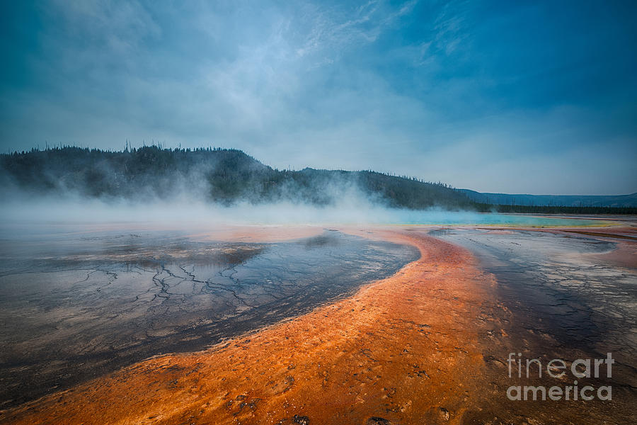 Boiling Lake aka Grand Prismatic Spring Photograph by Michael Ver Sprill