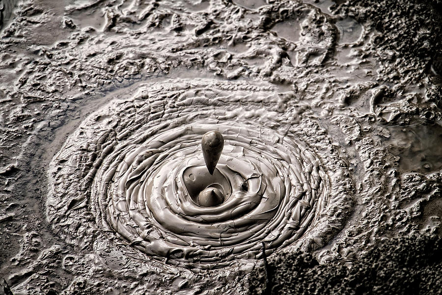 Boiling Mud Photograph by Catherine Reading