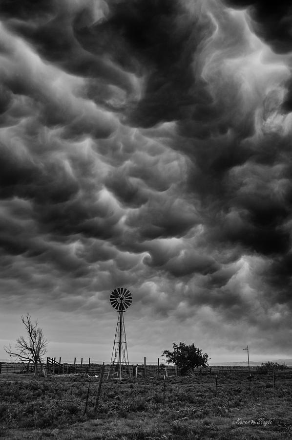 Boiling Sky Photograph by Karen Slagle