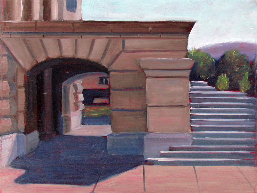 Boise Capitol Building 04 Painting by Kevin Hughes