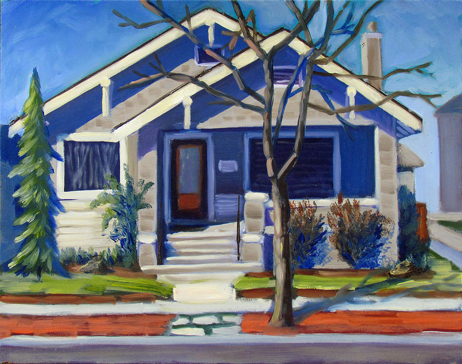 BOISE Ridenbaugh St Painting by Kevin Hughes