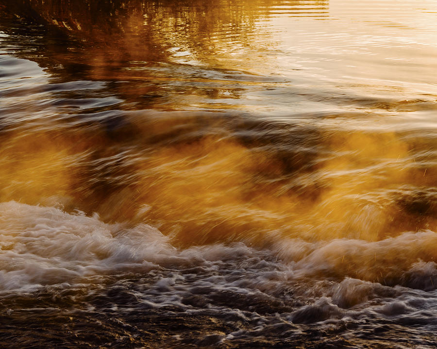 Boise River Golden morning in Boise Idaho USA Photograph by Vishwanath Bhat