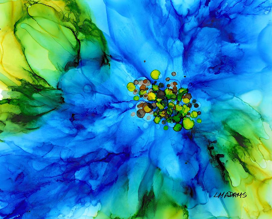 Bold and Blue Painting by Louise Adams