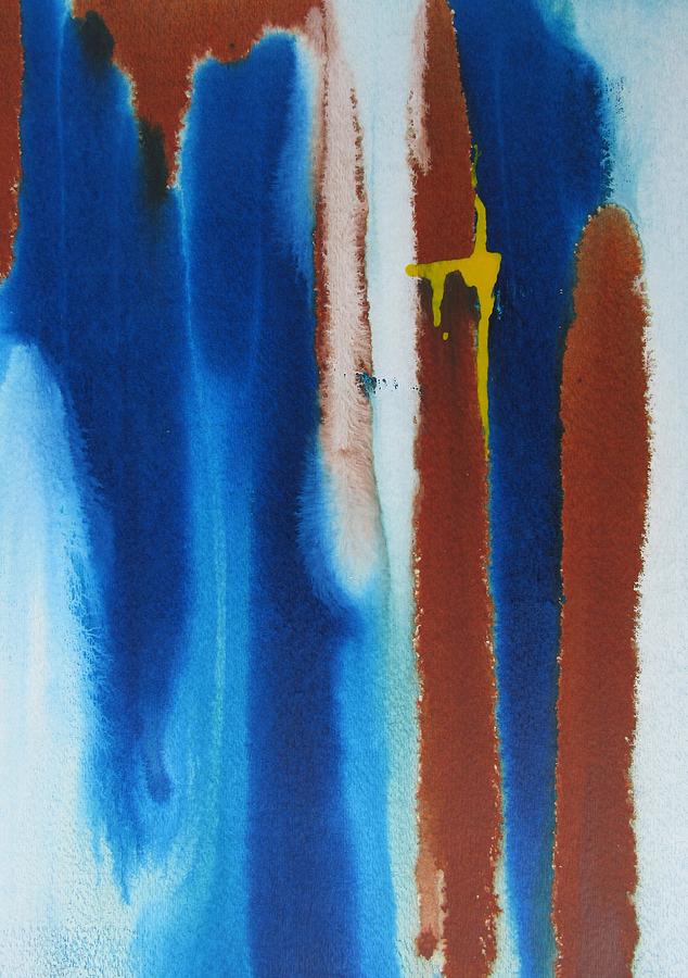 Bold and Drippy One Painting by Louise Adams