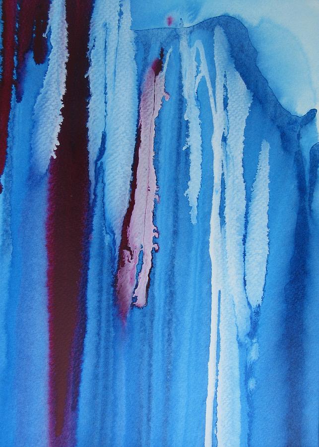 Bold and Drippy Three Painting by Louise Adams
