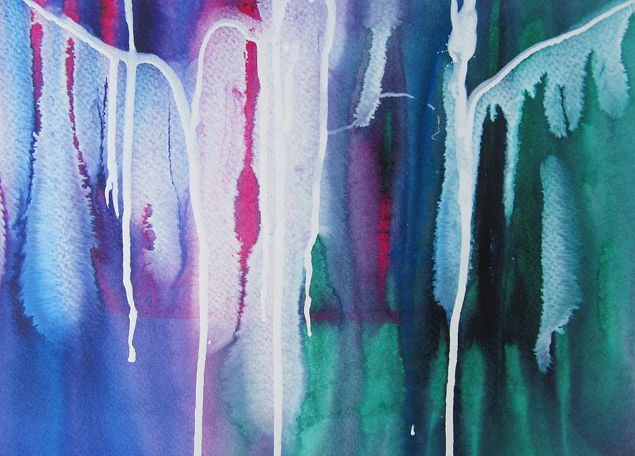 Bold and Drippy Two Painting by Louise Adams