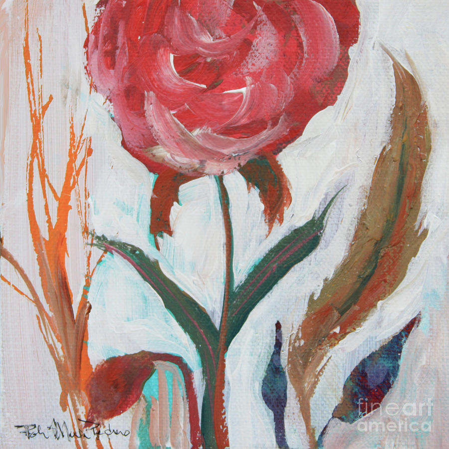 Bold Bright Beautiful Bloom Painting by Robin Pedrero