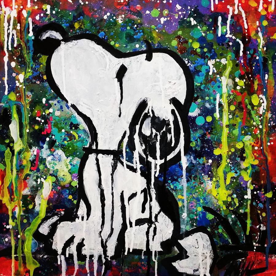 Snoopy Painting - Bold.Snoopy by A MiL