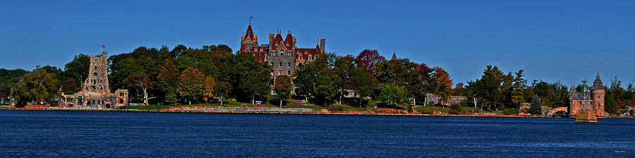 Boldt Castle On Heart Island - Panorama 002 Photograph by George Bostian