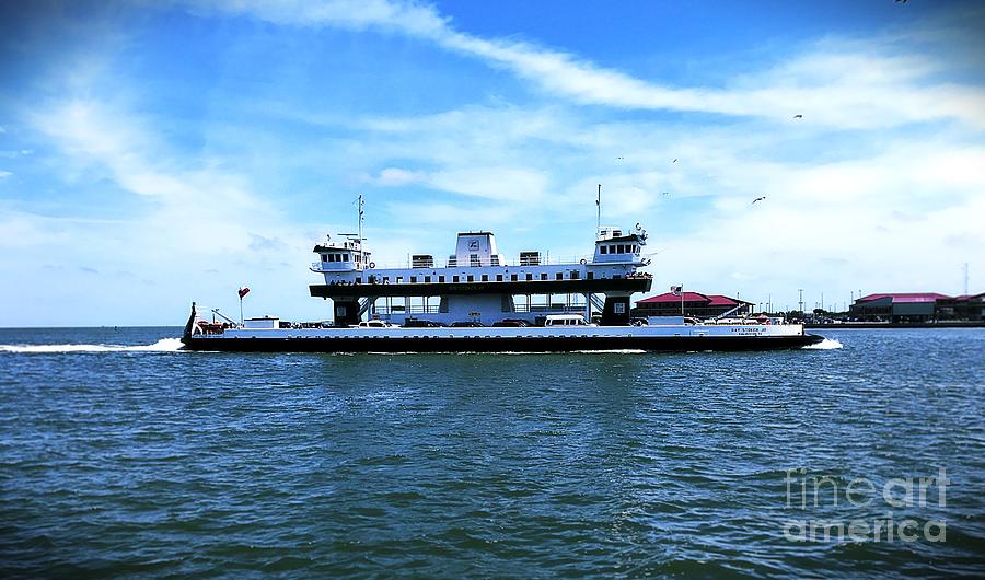 Bolivar Island Ferry Photograph by JB Thomas