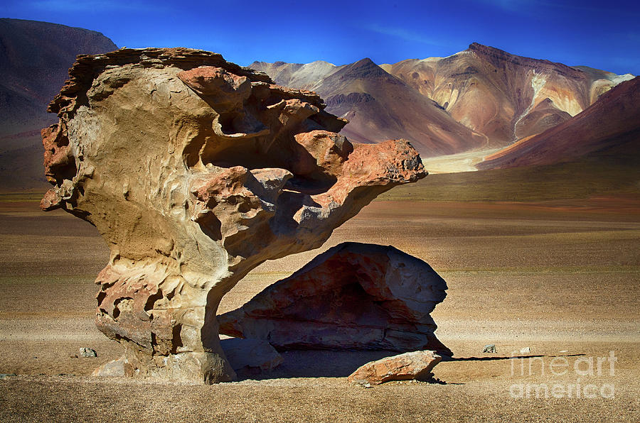 Unusual Rock Formation Bolivia  Photograph by Bob Christopher