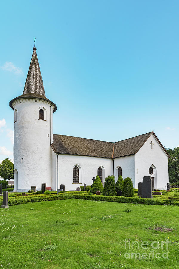 Bollerups Church in Sweden Photograph by Antony McAulay