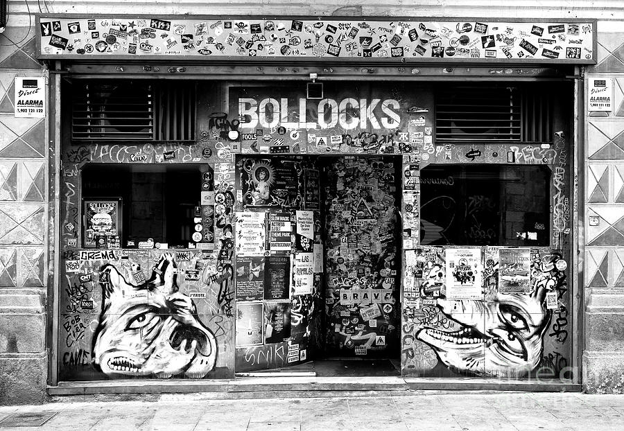 Bollocks in Barcelona Photograph by John Rizzuto