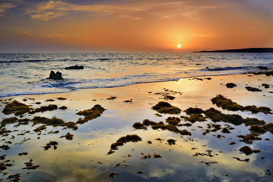 Sunset Photograph - Bolonia beach II by Guido Montanes Castillo