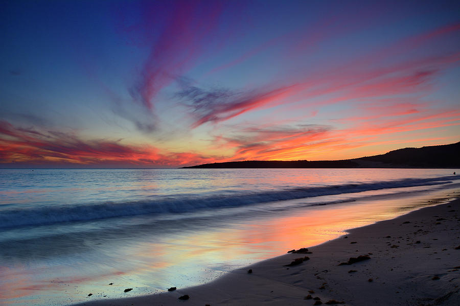 Sunset Photograph - Bolonia beach sunset by Guido Montanes Castillo