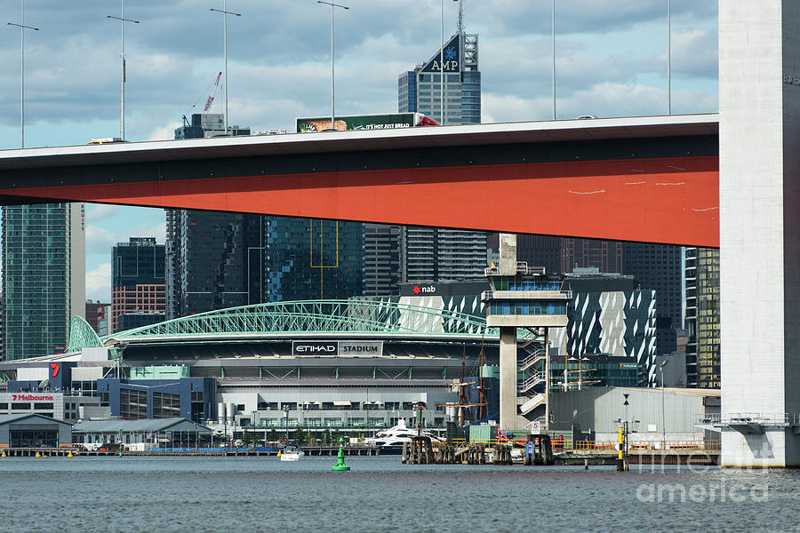 Bolte bridge over river Yarra Photograph by Andrew Michael
