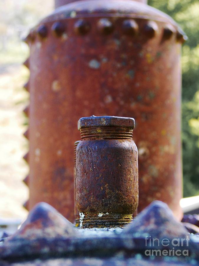 Tractor Photograph - Bolted on by Lorles Lifestyles Tractor Photograph - Bolted on by Lorles Lifestyles