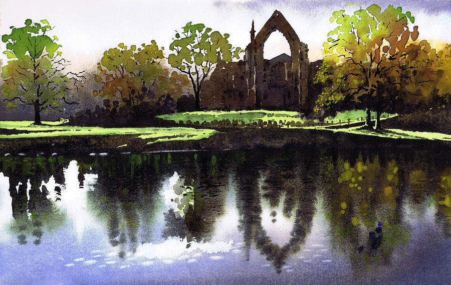 Bolton Abbey Painting by Paul Dene Marlor