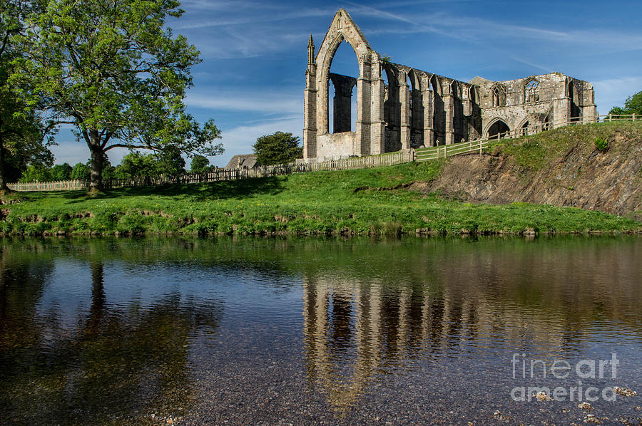 Bolton Abbey Reflections Photograph by Chris Horsnell