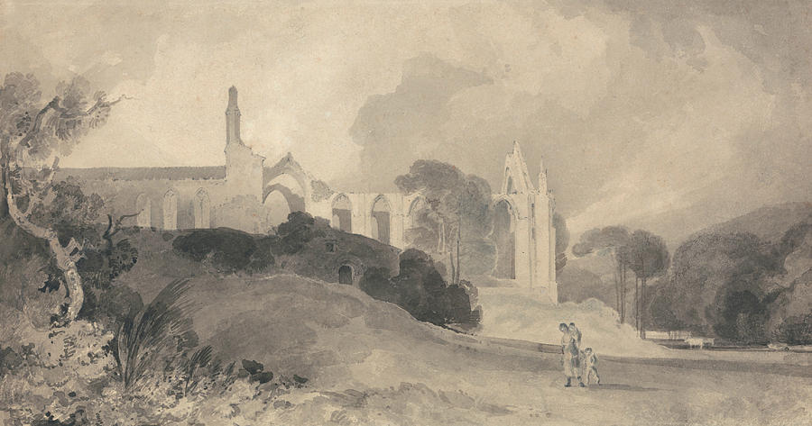 Bolton Priory, Yorkshire Drawing by John Sell Cotman