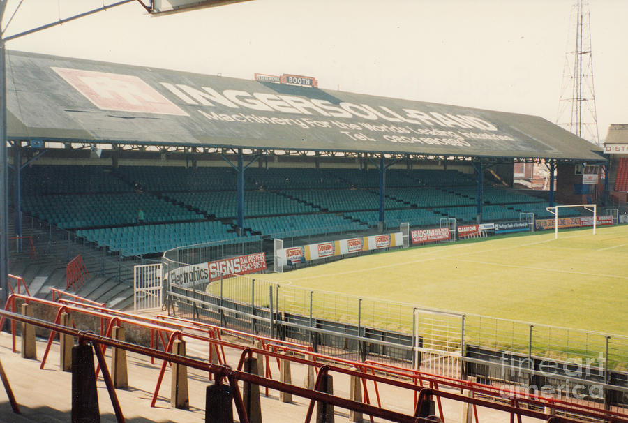 Bolton Wanderers - Burnden Park - South Stand Croft Lane 2 - August 1991 Photograph by Legendary Football Grounds