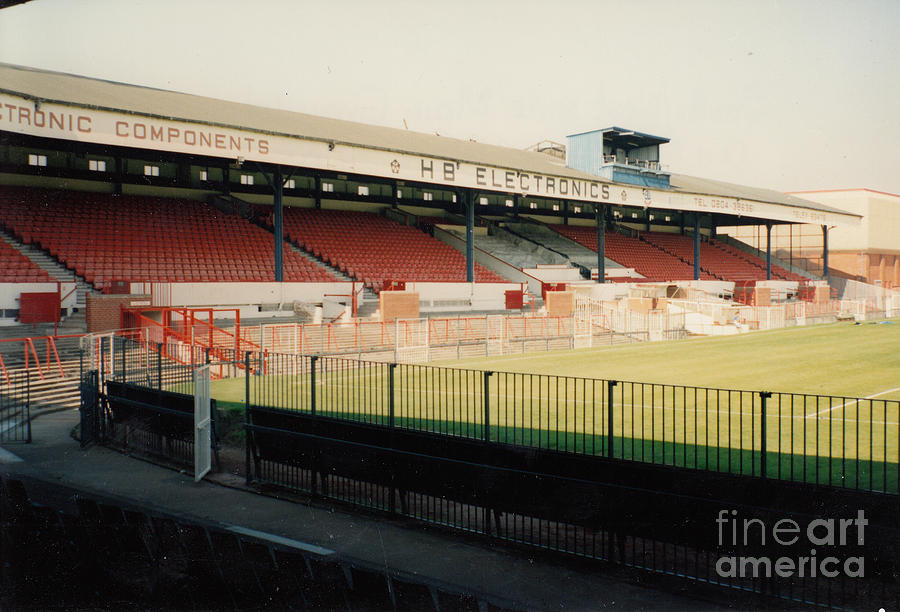 Bolton Wanderers - Burnden Park - West Stand 2 - August 1991 Photograph by Legendary Football Grounds