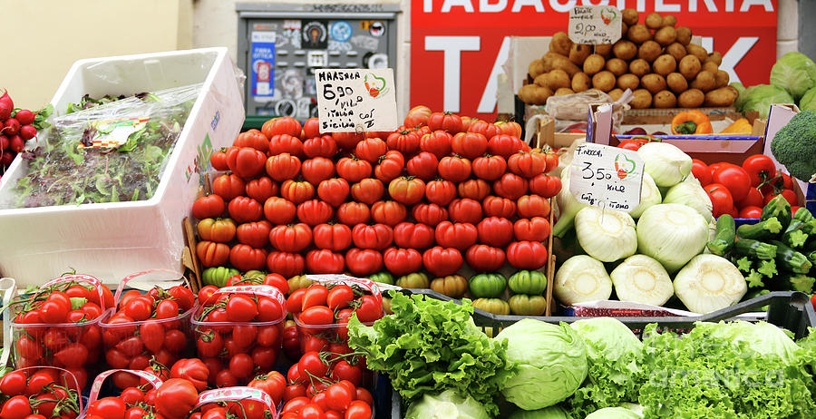 Bolzano Vegetable Market 8926 Photograph by Jack Schultz
