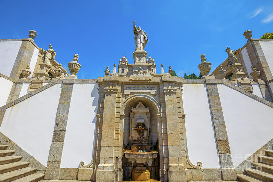 Bom Jesus staircase Photograph by Benny Marty