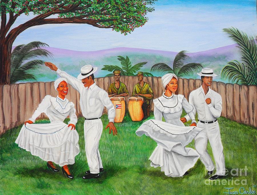Bomba Dance Painting by Juan Gonzalez - Pixels
