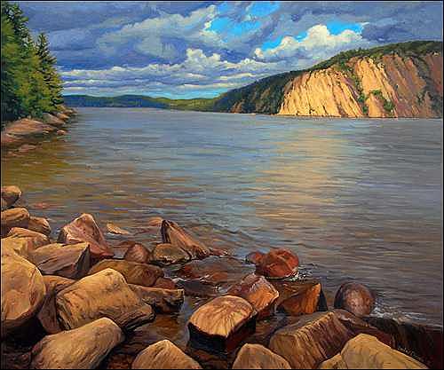 Bon Echo Painting - Bon Echo - Ontario by Dmitry Oivadis Bon Echo Painting - Bon Echo - Ontario by Dmitry Oivadis