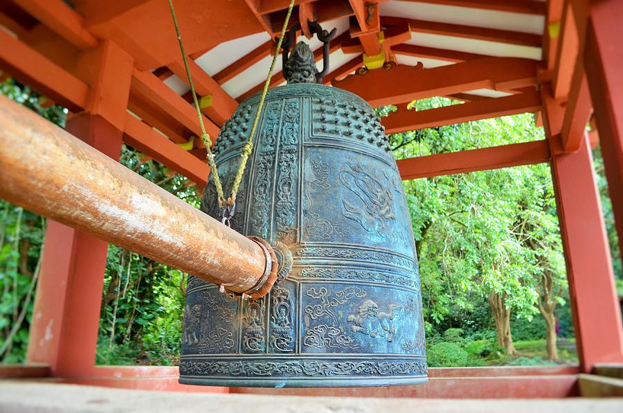 Buddha Photograph - Bon-sho Sacred Bell by Melinda Baugh