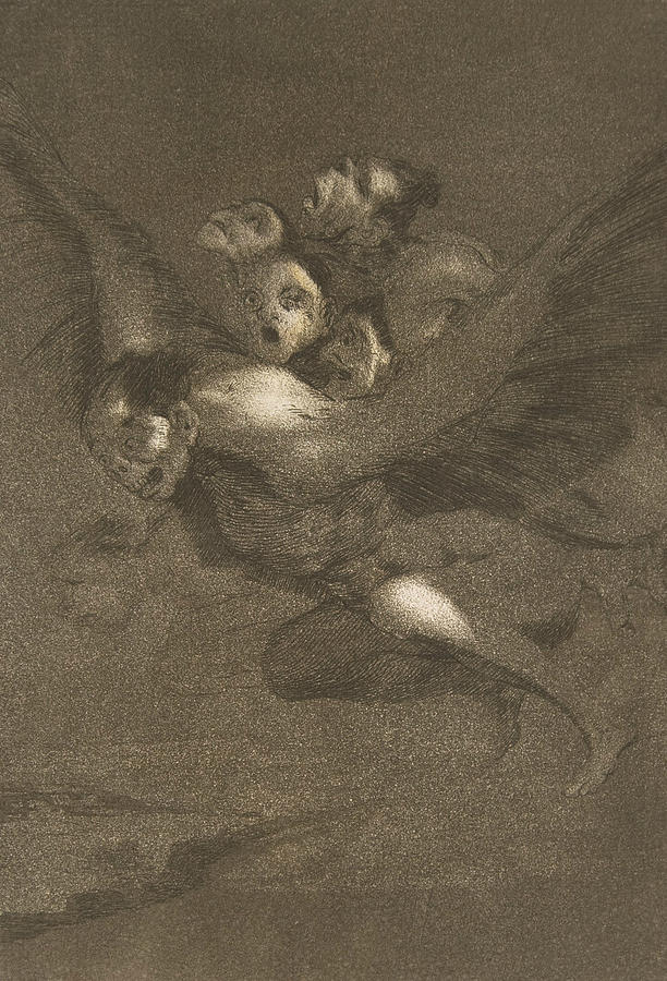 Bon voyage Relief by Francisco Goya