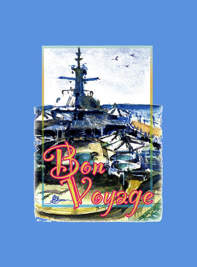 Bon Voyage Shirt Painting by John D Benson