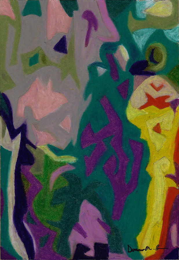 Abstract Pastel - Bonaventure Pondering Lady Part 1 by Dorneisha Batson