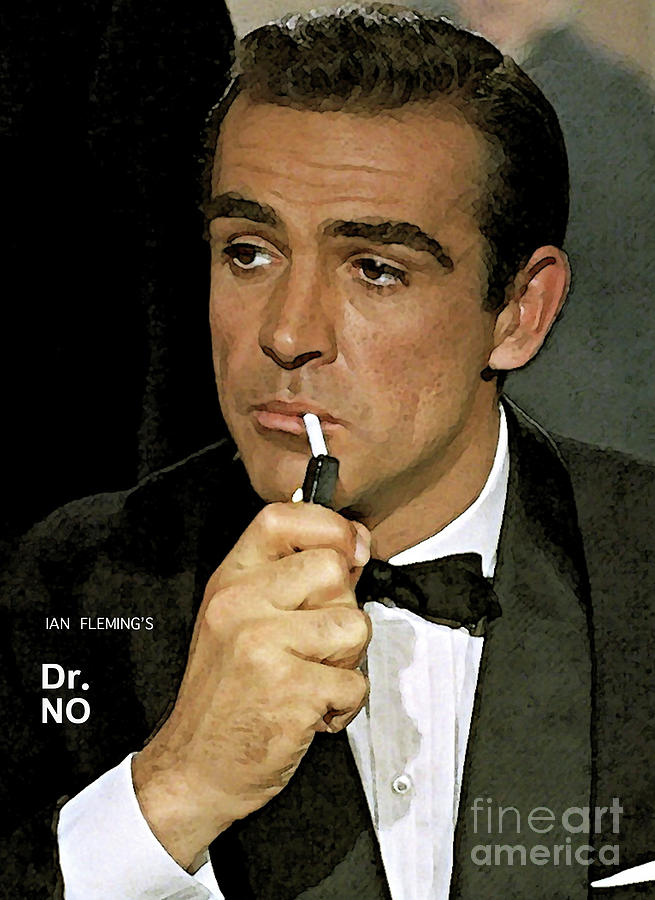 Bond, James Bond, Sean Connery Mixed Media by Thomas Pollart